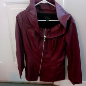 Faux leather jacket